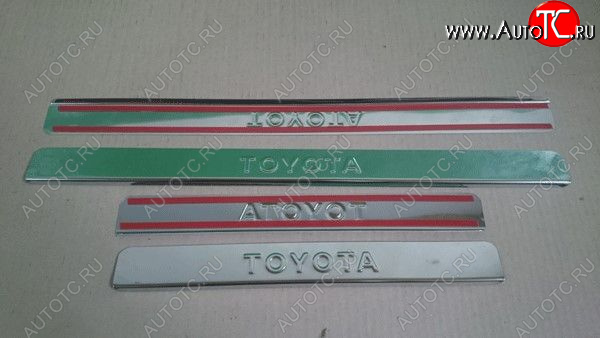 889 р.     Накладки на пороги TOYOTA  LC  PRADO (200) Штамп  ttlc2-npld0  с доставкой в г. Пермь