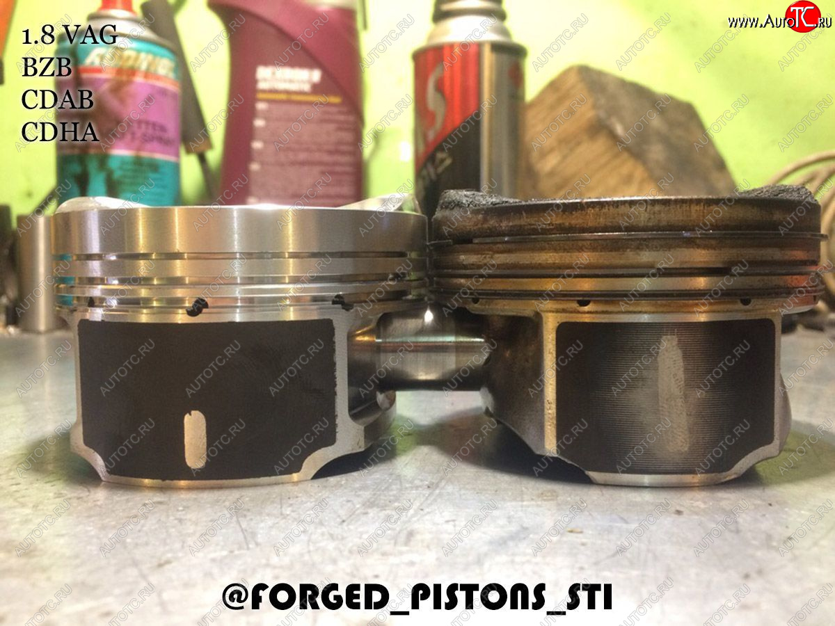 18 599 р. Поршни СТИ VolksWagen 1,8 BZB, CDAB под палец 2351мм кольца 1,21,52,0  153891738  с доставкой в г. Пермь