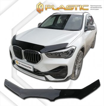 Дефлектор капота CA-Plastic BMW X1  F48 (2015-2022) дорестайлинг, рестайлинг