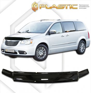 Дефлектор капота CA-Plastic Chrysler Grand Voyager (2011-2016)  рестайлинг