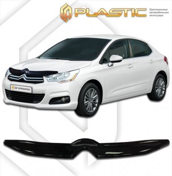 Дефлектор капота CA-Plastic CITROEN C4  B7 (2013-2022) седан дорестайлинг, седан рестайлинг