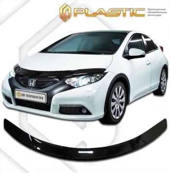 Дефлектор капота CA-Plastic Honda Civic  FK2 (2011-2016) хэтчбэк 5 дв.
