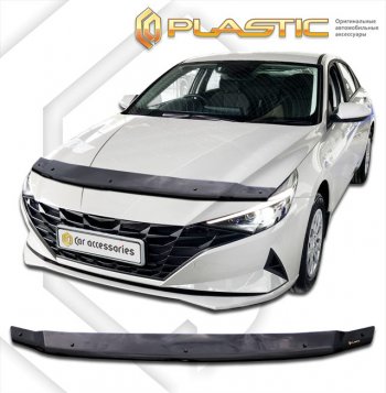 Дефлектор капота CA-Plastic Hyundai Elantra  CN7 (2020-2023)
