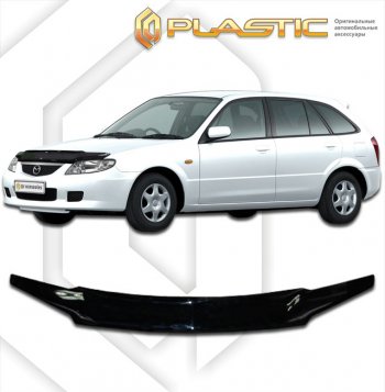 Дефлектор капота CA-Plastic Mazda 323/Familia  седан (2000-2004) BJ рестайлинг