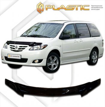  Дефлектор капота CA-Plastic Mazda MPV  LW (2003-2006) 2-ой рестайлинг