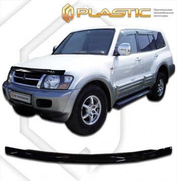 Дефлектор капота CA-Plastic Mitsubishi Pajero  3 V60 (2003-2006) рестайлинг