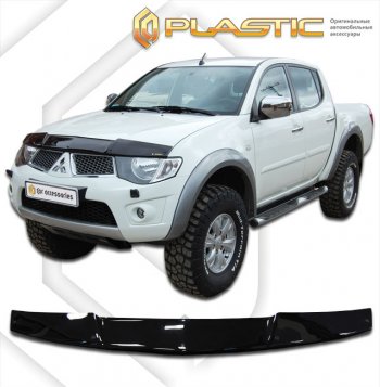 Дефлектор капота CA-Plastic Mitsubishi Triton  KA/KB (2005-2015) Picap DoubleCab
