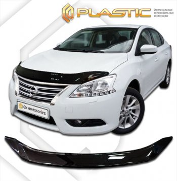 Дефлектор капота CA-Plastic Nissan Bluebird Sylphy  седан (2012-2025) NB17
