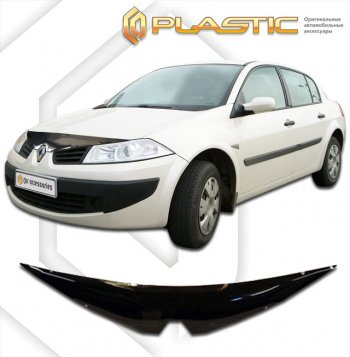 Дефлектор капота CA-Plastic Renault Megane  седан (2006-2009)  рестайлинг
