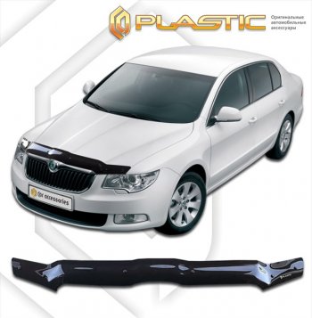 Дефлектор капота CA-Plastic Skoda Superb  B6 (3T) (2008-2013) лифтбэк дорестайлинг