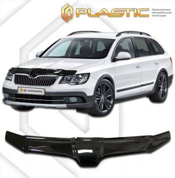 Дефлектор капота CA-Plastic Skoda Superb  (B6) 3T (2013-2015) лифтбэк рестайлинг