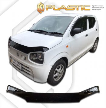Дефлектор капота CA-Plastic Suzuki Alto  HA36/36V (2014-2021) хэтчбек 5 дв. дорестайлинг