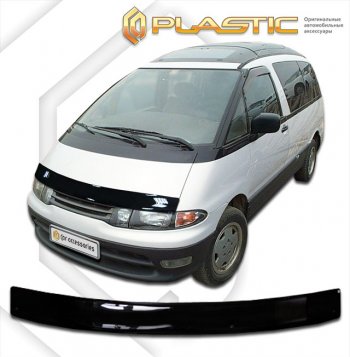 Дефлектор капота CA-Plastic Toyota Estima Lucida  XR10,20 (1992-1996) дорестайлинг, 1-ый рестайлинг