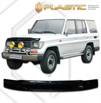 Дефлектор капота CA-Plastic Toyota Land Cruiser J70 3 дв. 2-ой рестайлинг (1999-2004)
