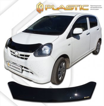 Дефлектор капота (Япония) CA-Plastic Toyota Pixis Epoch  LA300A, LA310A  (2012-2013) хэтчбек 5 дв. дорестайлинг