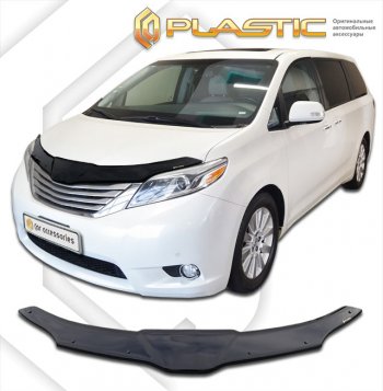 Дефлектор капота CA-Plastic Toyota Sienna  XL30 (2010-2017) дорестайлинг