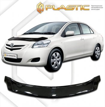 Дефлектор капота CA-Plastic Toyota Yaris  XP90 (2006-2011) седан дорестайлинг, седан рестайлинг