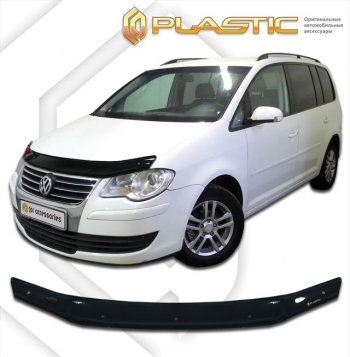 Дефлектор капота CA-Plastic Volkswagen Touran  1T (2006-2010) 1-ый рестайлинг минивэн