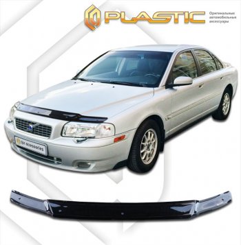 Дефлектор капота CA-Plastic Volvo S80  TS седан (1998-2006) дорестайлинг, рестайлинг