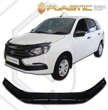 Дефлектор капота CA-Plastic Лада Гранта FL  2191 (2018-2025) лифтбэк рестайлинг