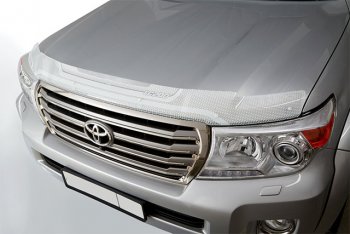 Дефлектор капот CA-Plastic Mazda 3/Axela  BL (2009-2013) дорестайлинг седан, рестайлинг седан (серия ART белая)