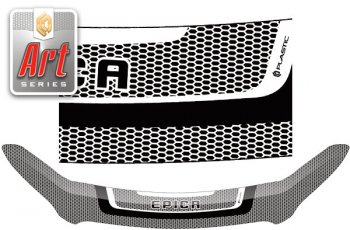 Дефлектор капота CA-Plastic Chevrolet Epica  V250 (2006-2012) (Серия Art черная)