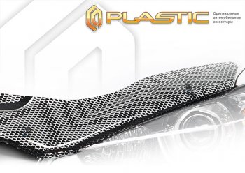  Дефлектор капота CA-Plastic Toyota Voxy  минивэн (2017-2021) R80 рестайлинг (Серия Art черная)