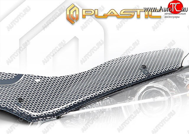 2 399 р. Дефлектор капота CA-Plastic  Лада 2123 (Нива Шевроле) (2020-2021) 2 рестайлинг (Серия Art графит)  с доставкой в г. Пермь