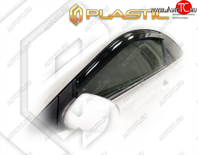 1 899 р. Ветровики дверей Classic полупрозрачный CA Plastic на Honda Civic Купе 2005-2010   с доставкой в г. Пермь