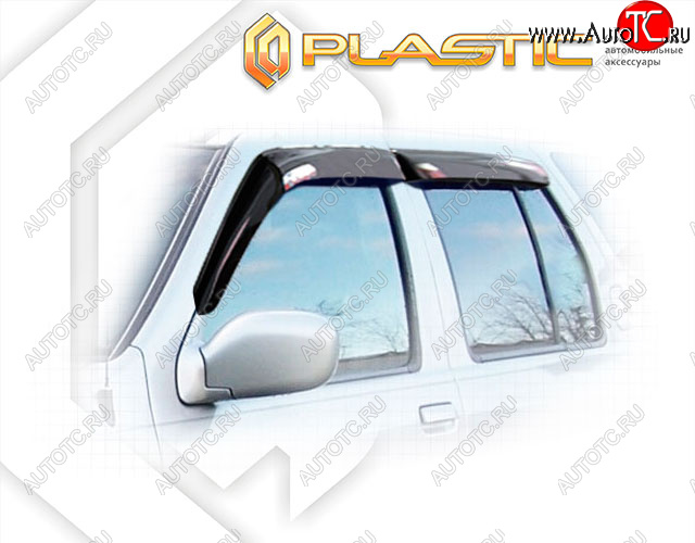 1 999 р. Ветровики дверей Classic полупрозрачный CA Plastic на Nissan Terrano  2002  с доставкой в г. Пермь