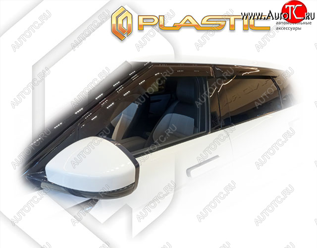 2 799 р. Ветровики дверей Classic полупрозрачный CA Plastic на Range Rover Evoque II поколение 2021  с доставкой в г. Пермь