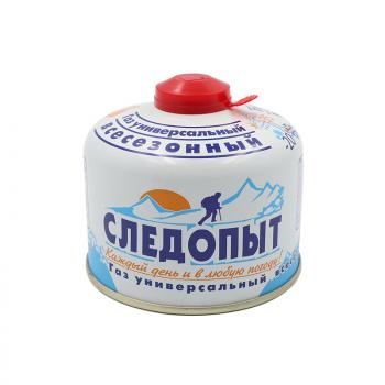 399 р. Баллон газовый резьбовой СЛЕДОПЫТ 230 гр., всесезонный СЛЕДОПЫТ pf-fg-230  с доставкой в г. Пермь. Увеличить фотографию 1