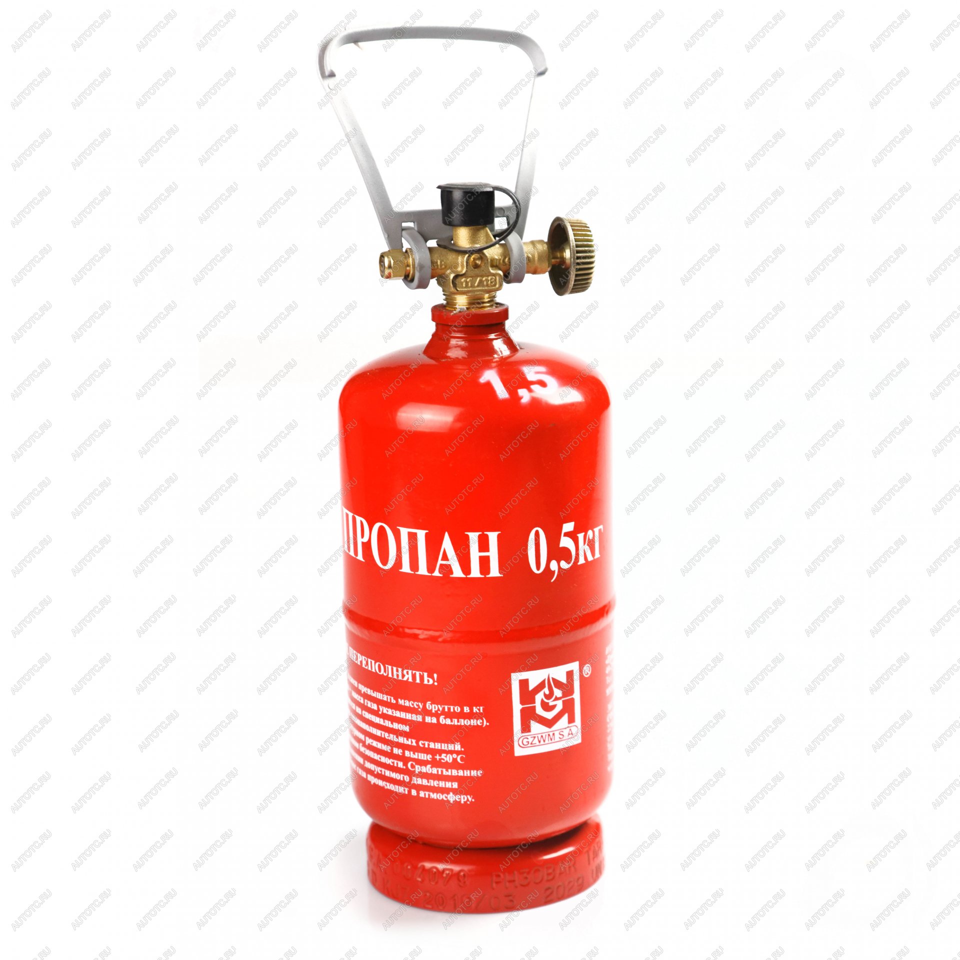 2 509 р. Баллон газовый стальной GZWM LPG BT-0,5, 1,2 л. Grotkuv (РП) GZWM lpg-bt-0,5  с доставкой в г. Пермь