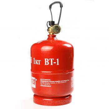 2 639 р. Баллон газовый стальной GZWM LPG BT-1, 2,4 л. Grotkuv (РП) GZWM lpg-bt-1  с доставкой в г. Пермь. Увеличить фотографию 1