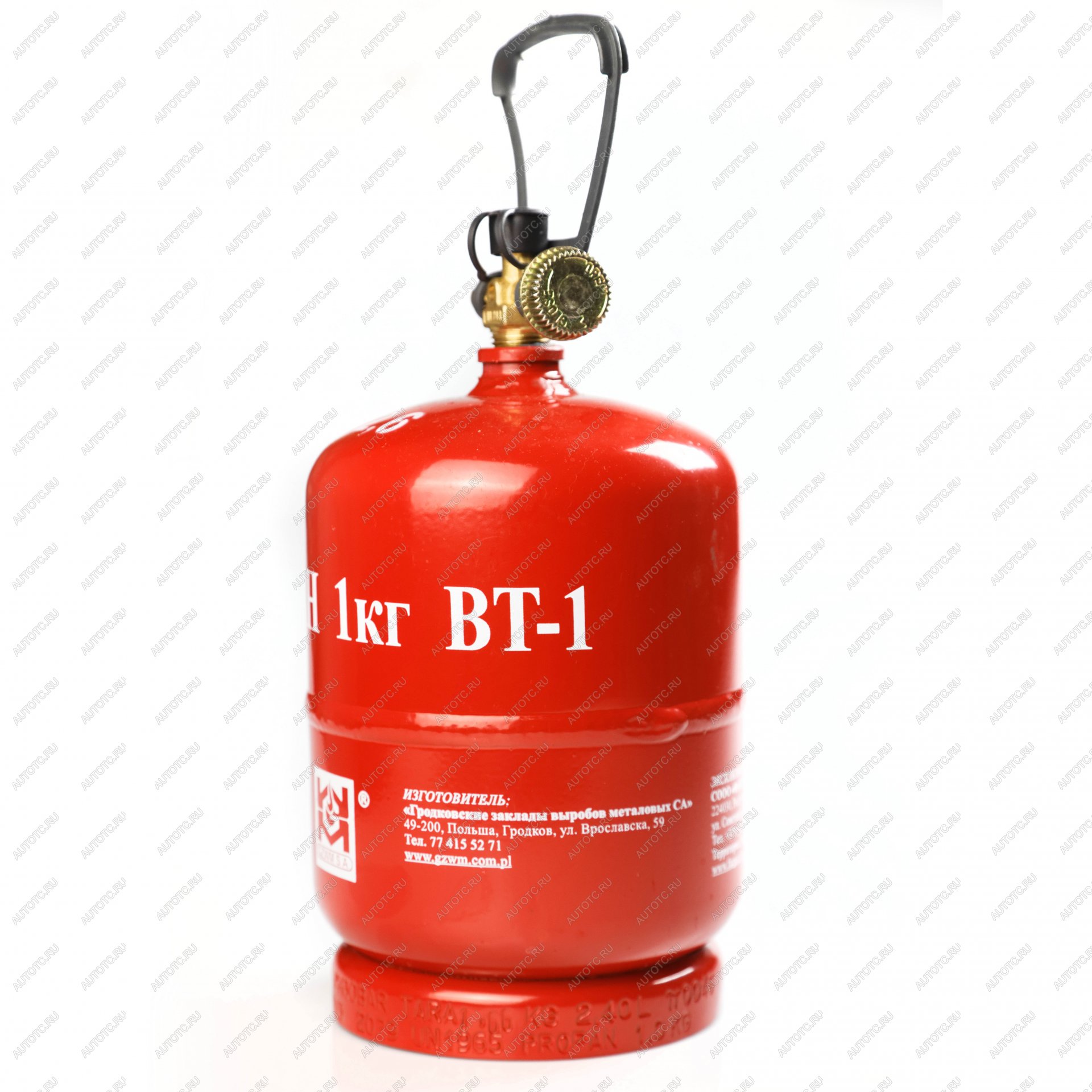 2 639 р. Баллон газовый стальной GZWM LPG BT-1, 2,4 л. Grotkuv (РП) GZWM lpg-bt-1  с доставкой в г. Пермь