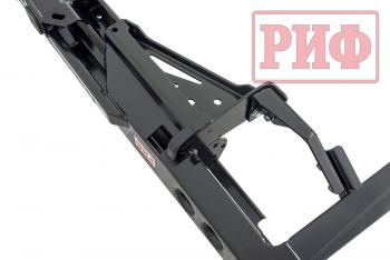 89 019 р. Бампер РИФ силовой задний Toyota Land Cruiser 76 2007+ с квадратом под фаркоп и фонарями РИФ rif076-21150  с доставкой в г. Пермь. Увеличить фотографию 9