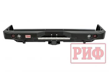 89 019 р. Бампер РИФ силовой задний Toyota Land Cruiser 76 2007+ с квадратом под фаркоп и фонарями РИФ rif076-21150  с доставкой в г. Пермь. Увеличить фотографию 4