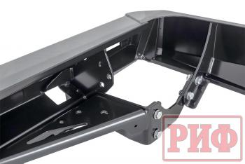 114 109 р. Бампер РИФ силовой задний Toyota Land Cruiser 76 2007+ с квадратом под фаркоп, калиткой и фонарями РИФ rif076-21125  с доставкой в г. Пермь. Увеличить фотографию 14
