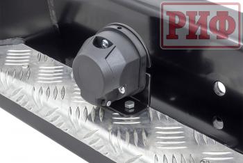 75 709 р. Бампер РИФ силовой задний Toyota Land Cruiser 78 2007+ с квадратом под фаркоп и фонарями РИФ rif078-21150  с доставкой в г. Пермь. Увеличить фотографию 6