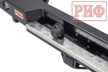75 709 р. Бампер РИФ силовой задний Toyota Land Cruiser 78 2007+ с квадратом под фаркоп и фонарями РИФ rif078-21150  с доставкой в г. Пермь. Увеличить фотографию 5
