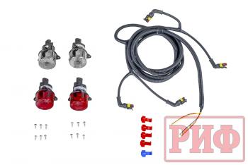75 709 р. Бампер РИФ силовой задний Toyota Land Cruiser 78 2007+ с квадратом под фаркоп и фонарями РИФ rif078-21150  с доставкой в г. Пермь. Увеличить фотографию 16