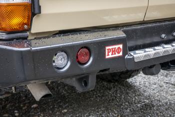 100 649 р. Бампер РИФ силовой задний Toyota Land Cruiser 78 2007+ с квадратом под фаркоп, калиткой и фонарями РИФ rif078-21125  с доставкой в г. Пермь. Увеличить фотографию 6
