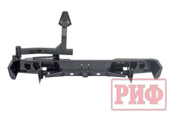 100 649 р. Бампер РИФ силовой задний Toyota Land Cruiser 78 2007+ с квадратом под фаркоп, калиткой и фонарями РИФ rif078-21125  с доставкой в г. Пермь. Увеличить фотографию 9
