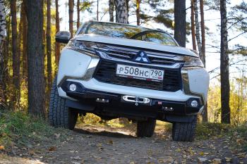 39 519 р. Бампер РИФ силовой передний Mitsubishi Pajero Sport 2015-2020 дизель под площадку для лебёдки RIFPS3-33003 РИФ rifps3-10070  с доставкой в г. Пермь. Увеличить фотографию 17