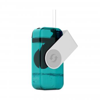 1 189 р. Бутылка JUICY DRINK, 290 мл, бирюзабелый ASOBU jb300.01-white  с доставкой в г. Пермь. Увеличить фотографию 2