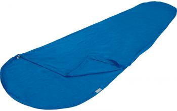 4 599 р. Вкладыш High Peak Cotton Inlett Mummy в спальный мешок, хлопковый, синий, 225 см High Peak 23506  с доставкой в г. Пермь. Увеличить фотографию 1