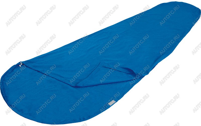 4 599 р. Вкладыш High Peak Cotton Inlett Mummy в спальный мешок, хлопковый, синий, 225 см High Peak 23506  с доставкой в г. Пермь