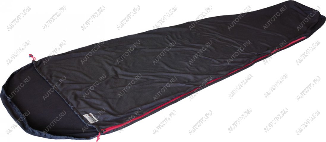 3 499 р. Вкладыш High Peak Nanuk Inlett Mumie в спальный мешок, флисовый, черный, 220х80 см High Peak 23512  с доставкой в г. Пермь