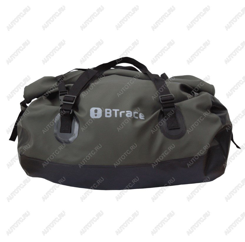 6 239 р. Гермосумка BTrace усиленная ПВХ трикотаж 100л (Оливковыйчерный) BTrace a0334  с доставкой в г. Пермь