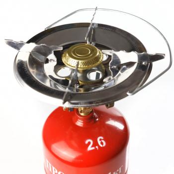 1 179 р. Горелка газовая одноконфорочная туристическая, диаметр 220 мм Grotkuv (РП) GZWM gucio-d  с доставкой в г. Пермь. Увеличить фотографию 1